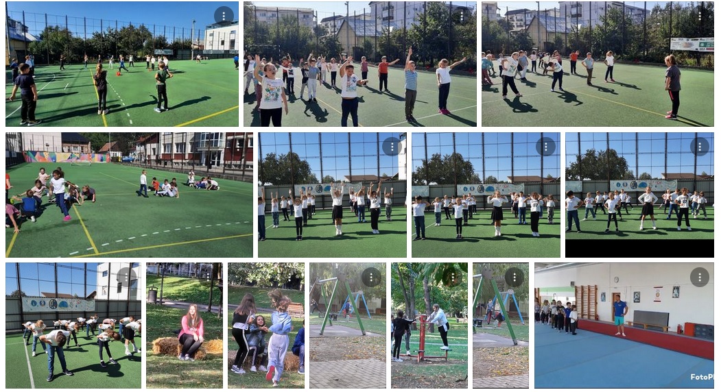 Elevi și profesori la Ziua Europeană a Sportului Școlar, ediția 2023
