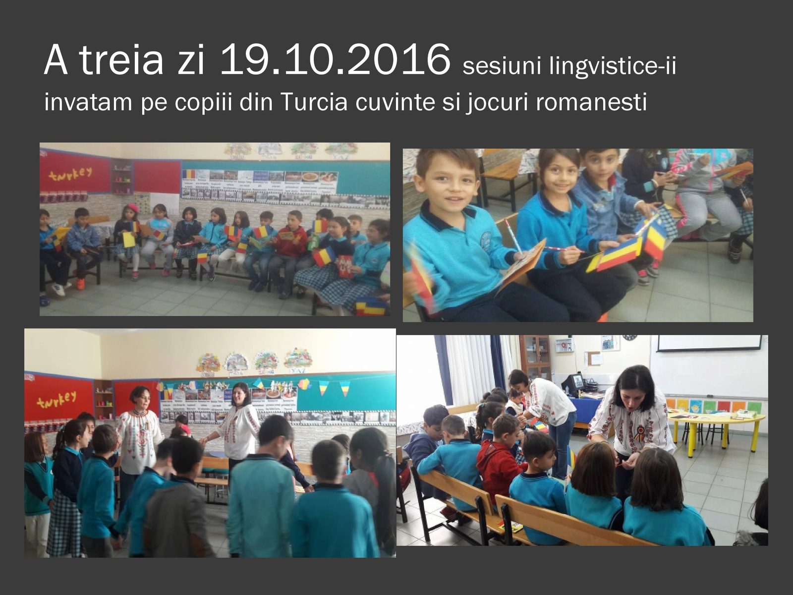 Prezentare a școlilor partenere în cadrul întâlnirii de la Darica