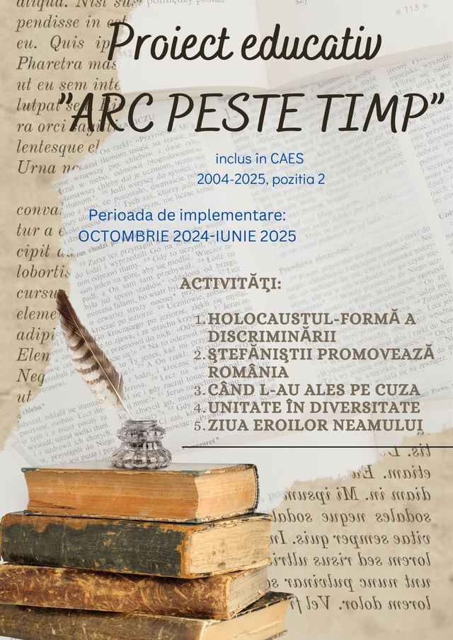 Proiecte educative — Brown History Repeating Quote Poster (fotografia 4 din 23)
